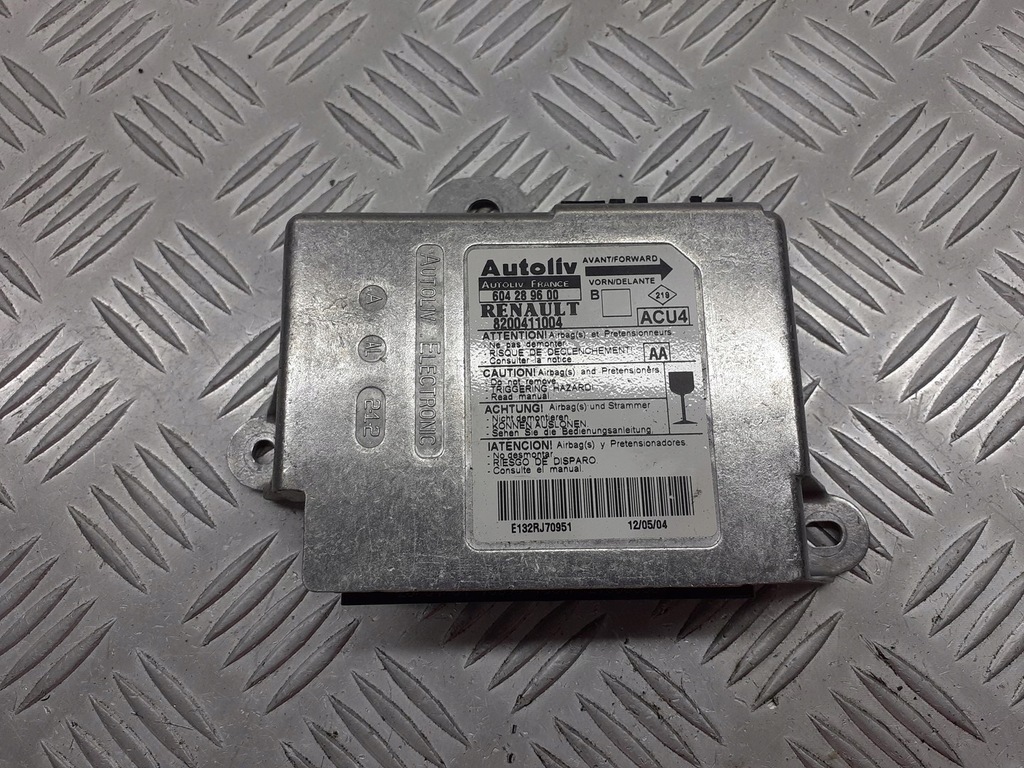 фото №3, Модуль подушка безпеки renault megane ii 8200411004