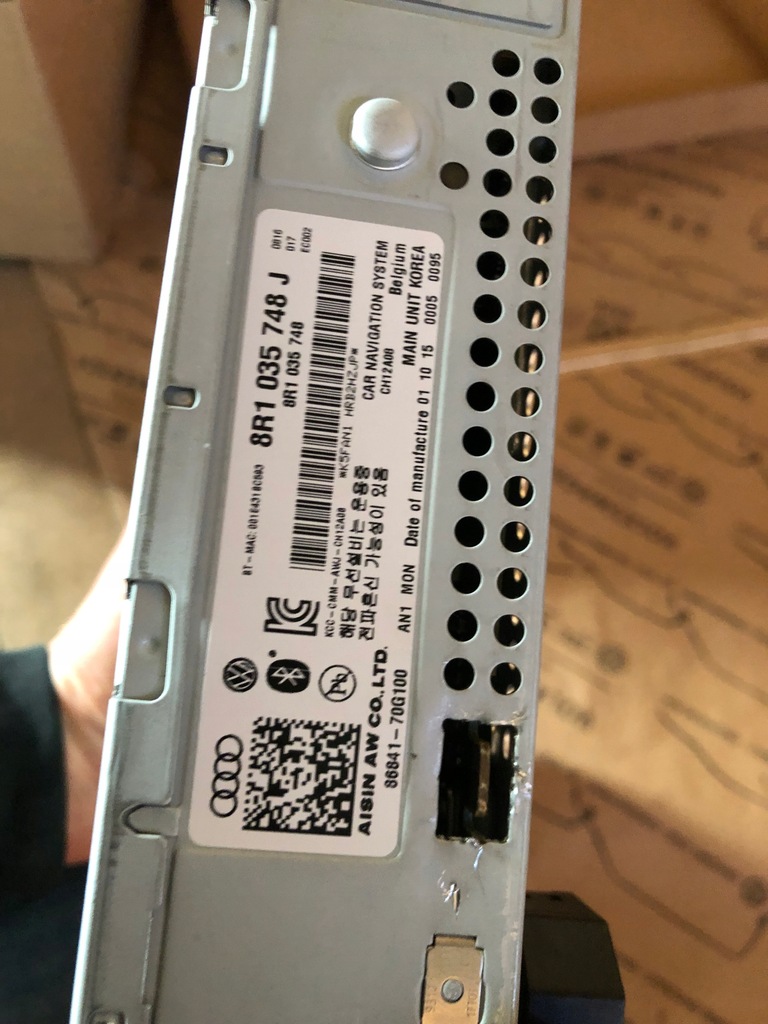 фото №8, Audi a7 c7 lift 4g навигация mmi 8r1035748 navi orginał nowa 2017r