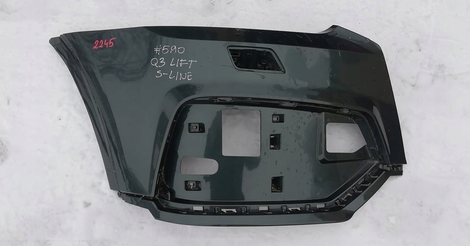 фото №11, Бампер перед передній audi q3 8u0 lift 2014-2018 кутик лівий + кутик p