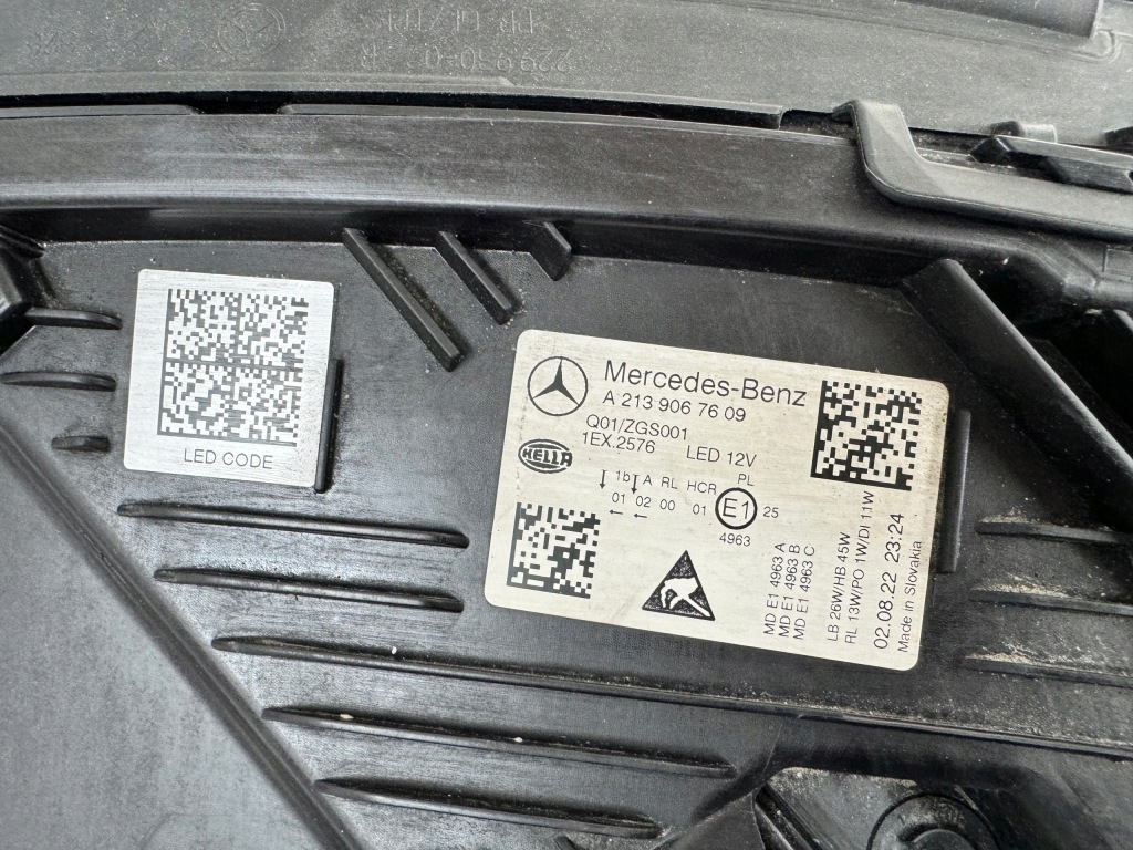 фото №5, Mercedes eklasa w213 lift правая лампа performance