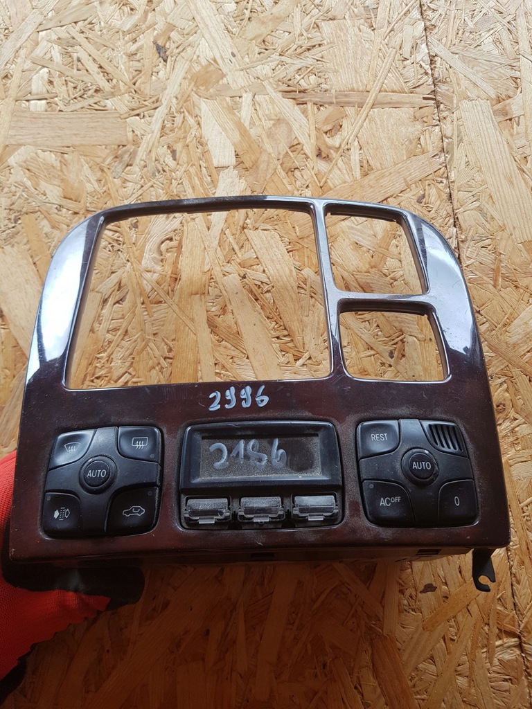 фото №2, Mercedes klasa s w220 рамка радіо кондиціонера