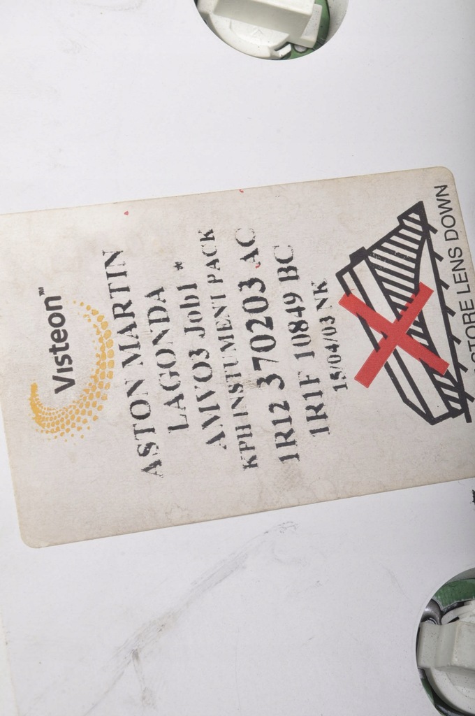 фото №6, Aston martin vanquish i счетчик приборы anglik 1r12-370203-ac