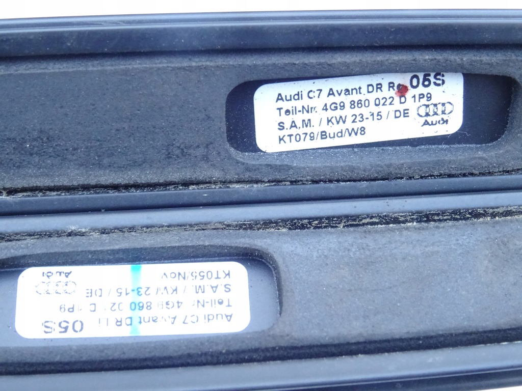 Купить Рейлинг рейлинги кровельные левое  правый  audi a6 c7 s-line универсал 4g9 чёрные черный