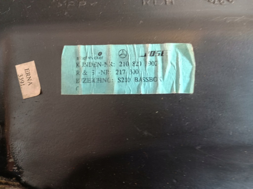 фото №6, Mercedes-benz mercedes w210 сабвуфер bose коробка передач басовая оригинальный номер 2108203902