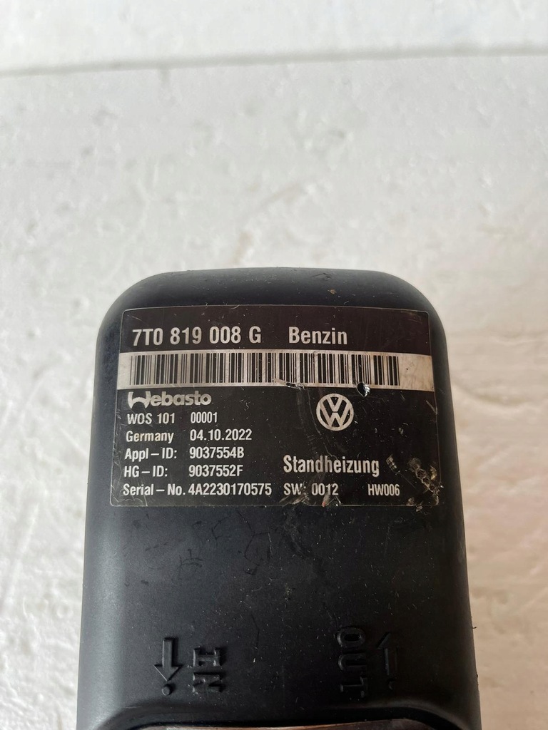 фото №3, Webasto vw 7t0819008g