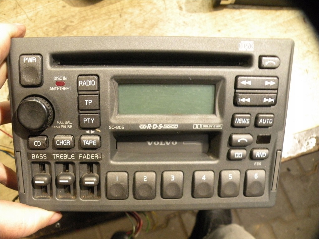 фото №1, Volvo s70 v70 97-00 радіо sc805