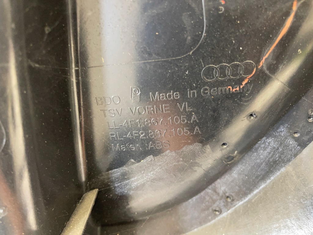 фото №10, Audi a6 c6 обивка обшивка дверь левый перед 4f1867105a