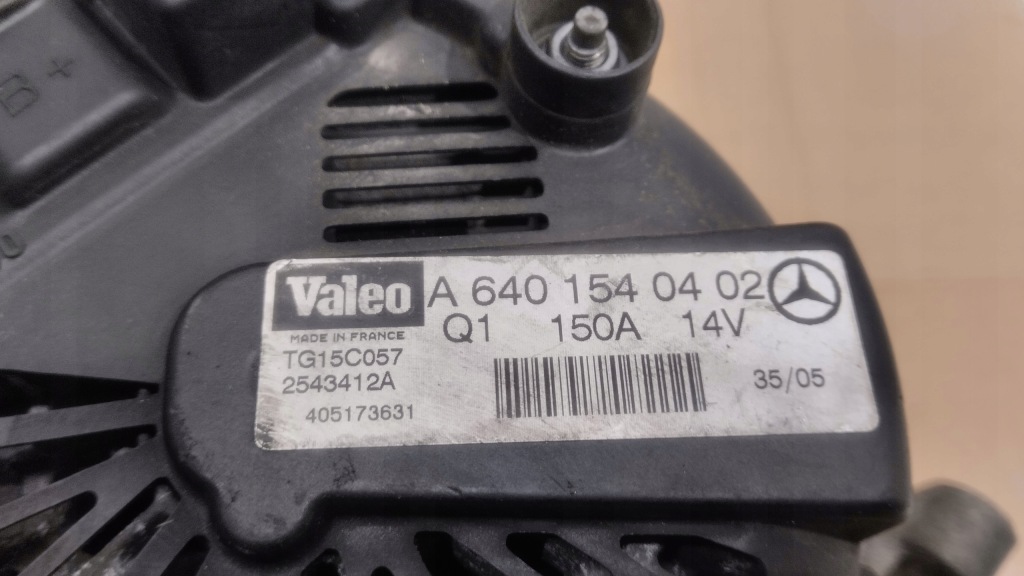 Генератор mercedes a klasa w169 w168 w245 a6401540402 Київ