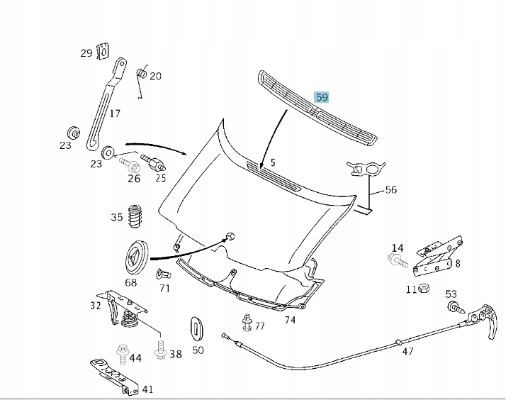 фото №2, Решётка радиатора решётка капот mercedes sprinter w901-w905