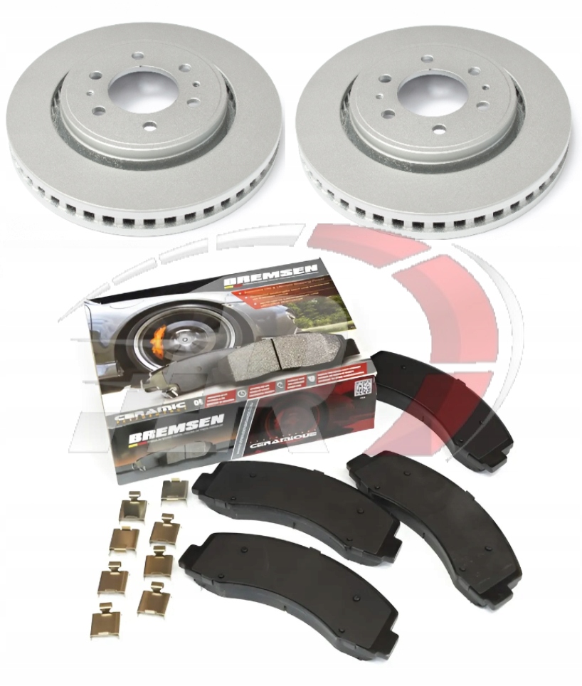 фото №1, Ford expedition 2011-2021 гальмівні диски + гальмівні колодки гальмівні перед + пластини