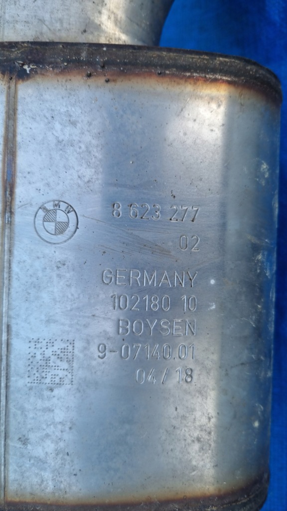 фото №10, Bmw 3 f30 f31 4 f32 f33 f34 гаситель труба выхлопная выхлоп