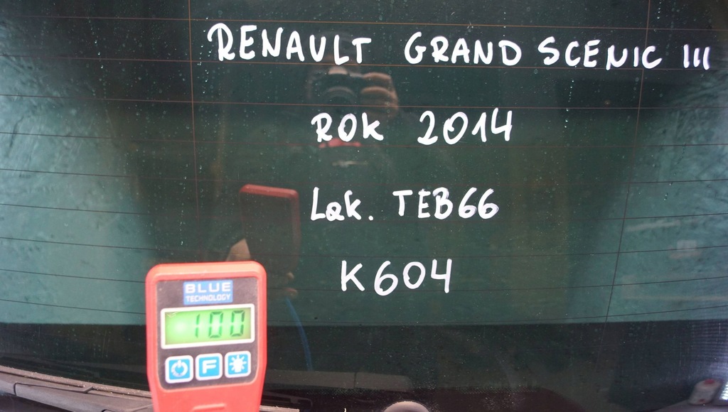 фото №15, Renault grand scenic iii крышка багажника задняя багажника teb66 k604