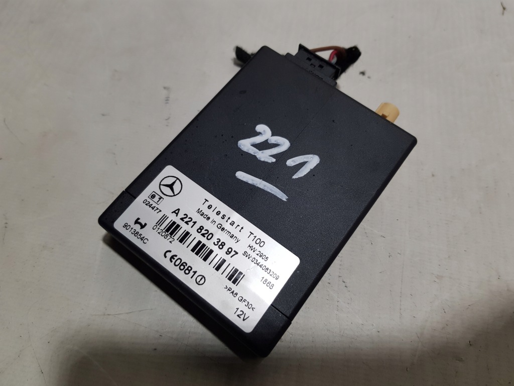 фото №1, Mercedes w221 ml w164 w251 модуль telestart webasta 2218203897