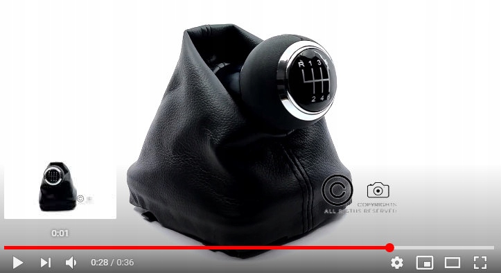 фото №16, Ручка перемикання передач чохол audi a3 8p 2003-2013