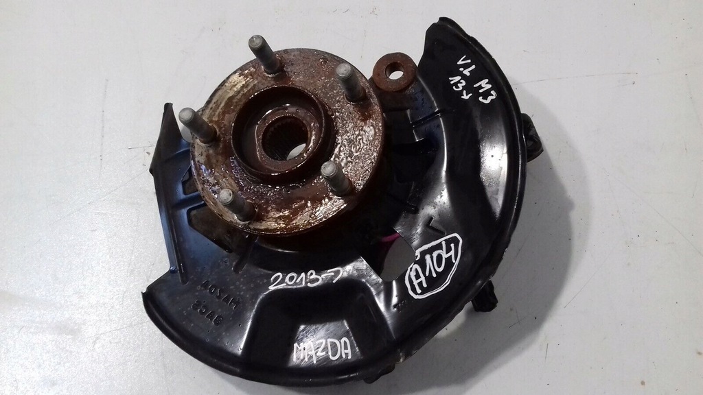 фото №1, Mazda 3 bm поворотный кулак ступица левая передняя 2013-