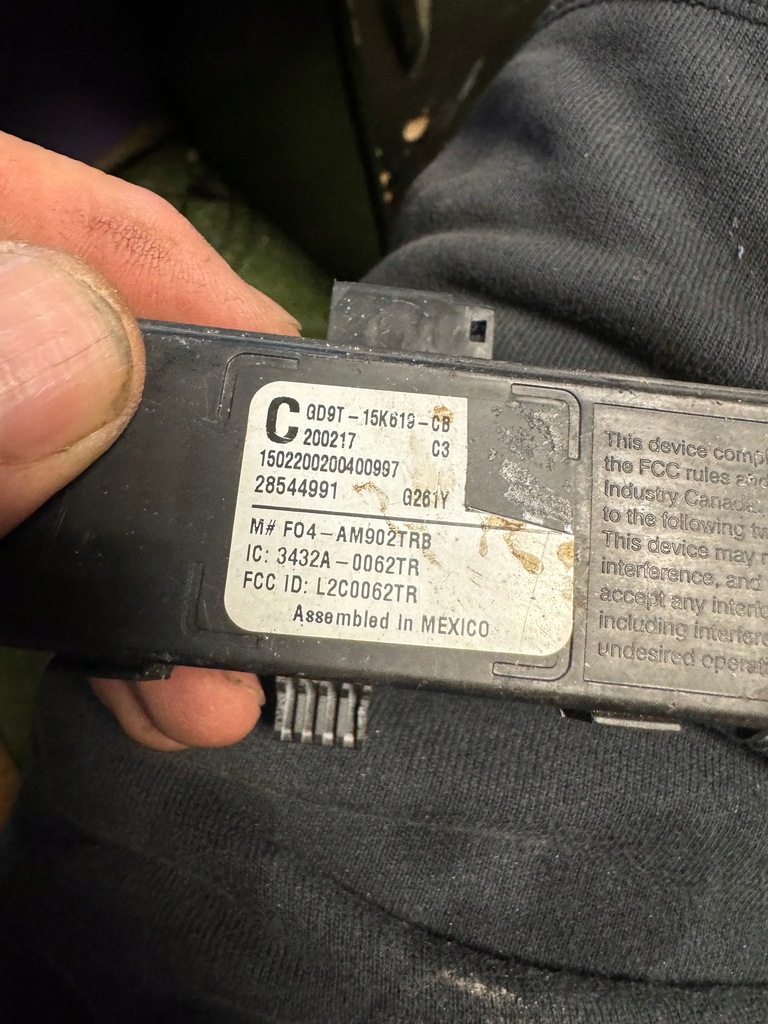 фото №4, Ford mustang модуль keyless gd9t-15k619-cb