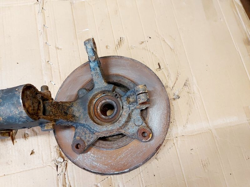 фото №7, Kangoo 2 ii 1.5 dci амортизаторна стійка правий поворотний кулак права ступиця амортизатор