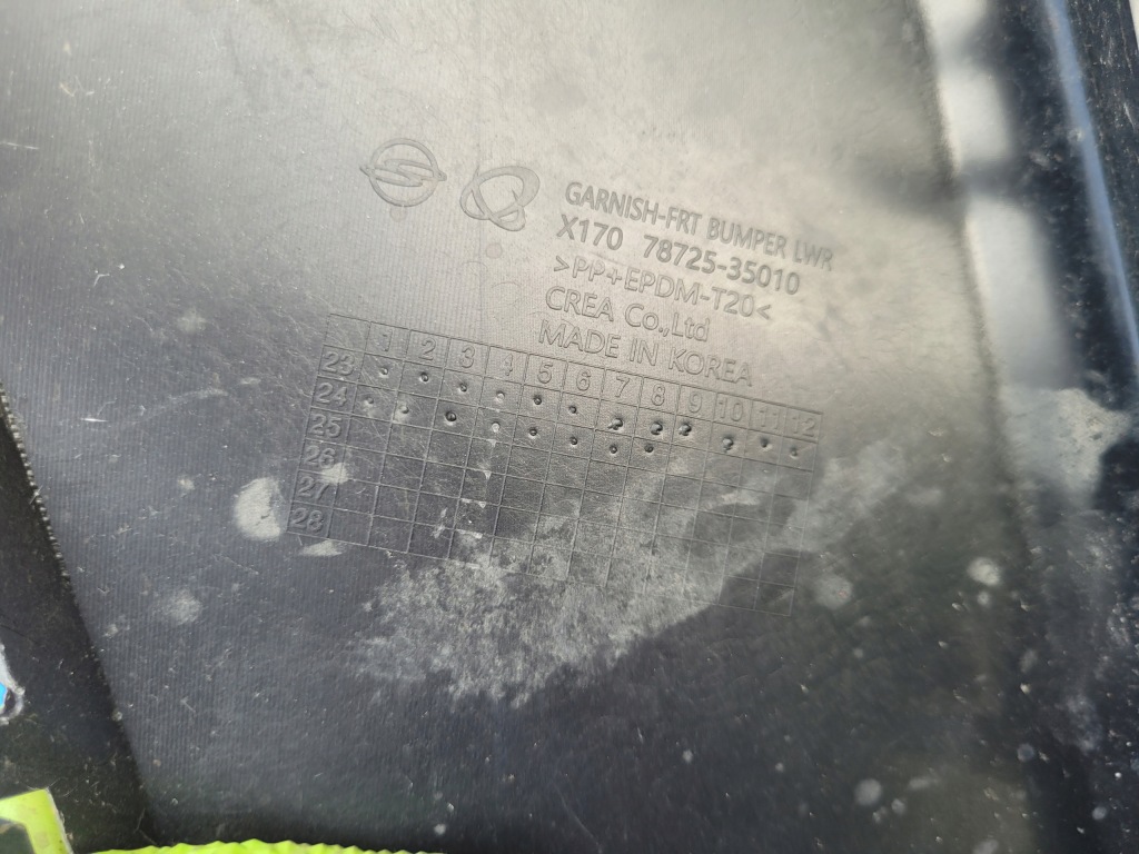 фото №8, Ssangyong tivoli | захист рамка решітка радіатора молдинг бампера перед 78725-35010