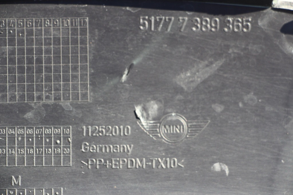 фото №11, Mini countryman f60 молдинг ліва крила перед передній pod pdc 2016+