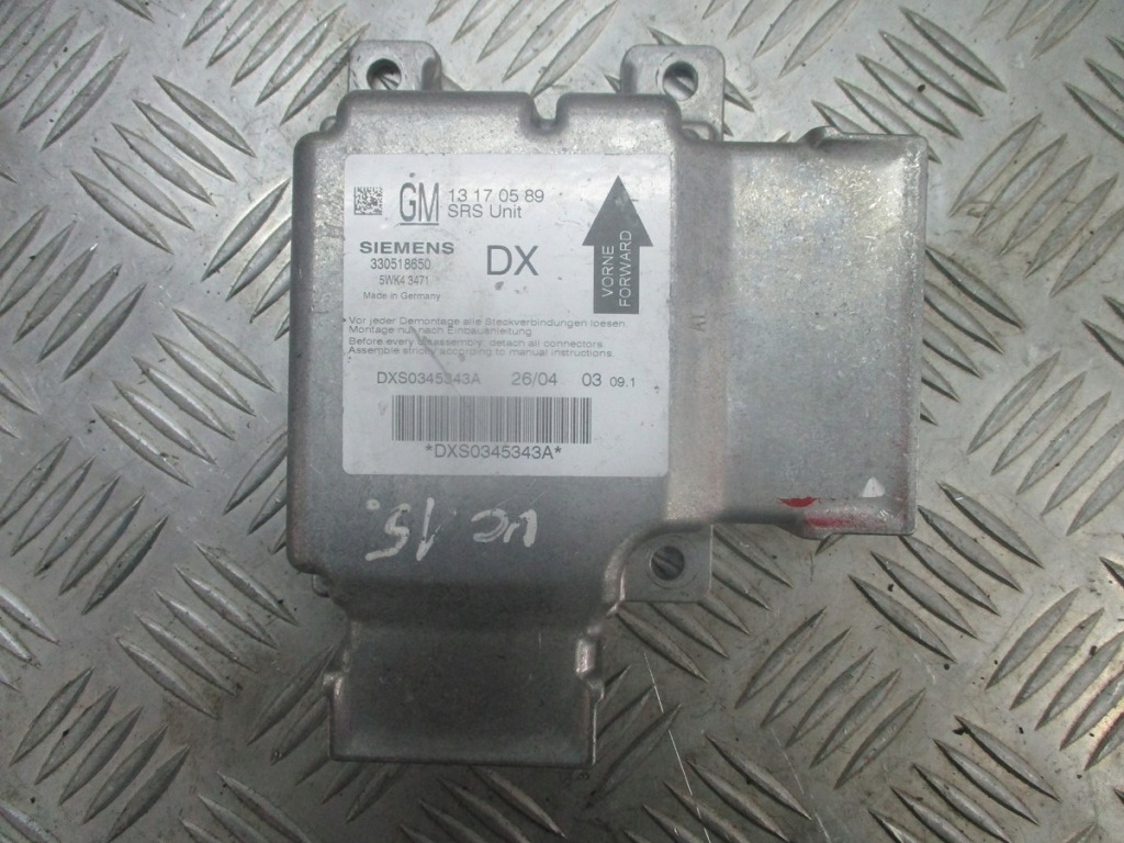 фото №1, Модуль датчик подушка безпеки opel vectra c 13170589