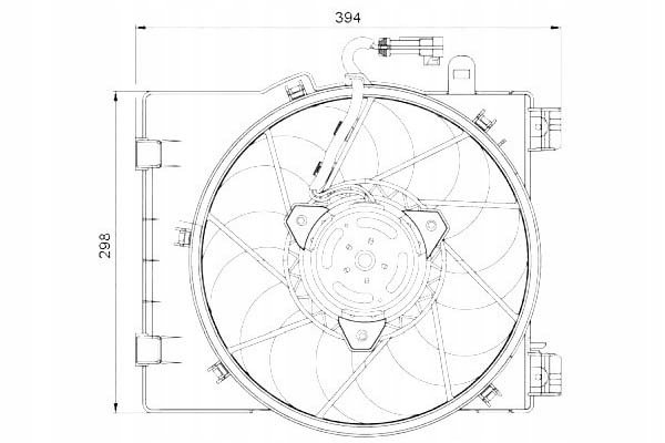 фото №1, Nrf вентилятор радіатора opel corsa c 00-