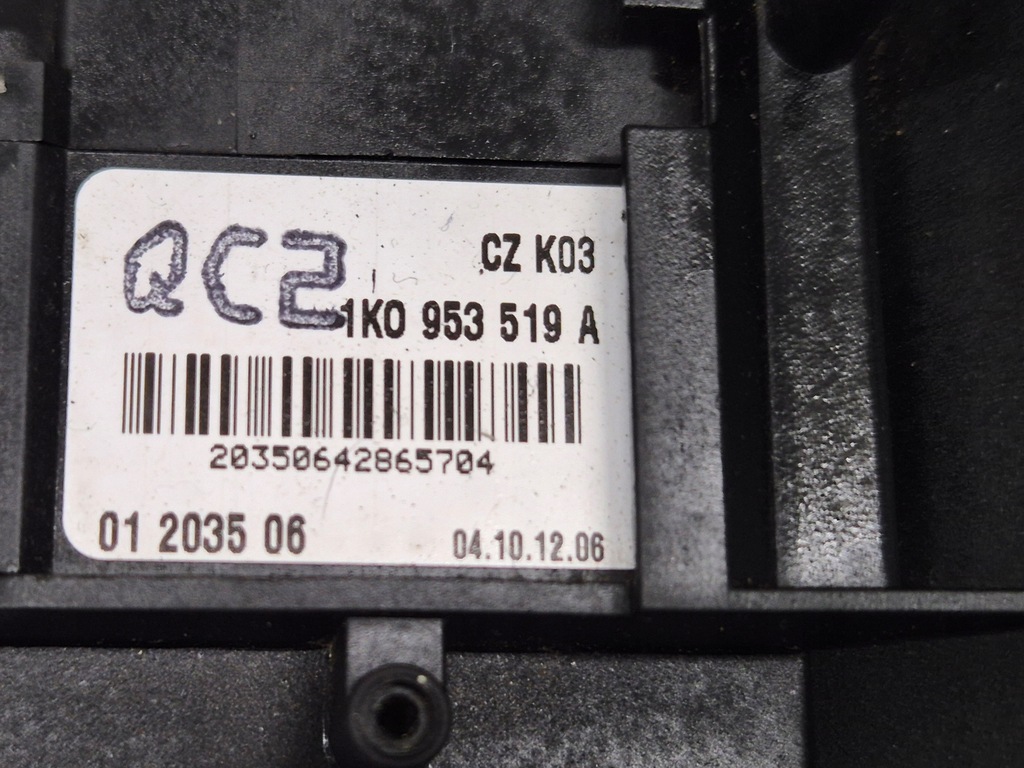 фото №6, Рычаг переключатели круиз-контроль fis модуль блок управления vw golf v touran caddy altea