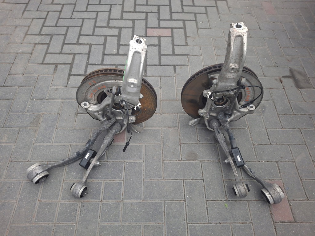 фото №8, Поворотный кулак с рычагами правая +диск 6876656 g05 x5 x6 x7 idealna!