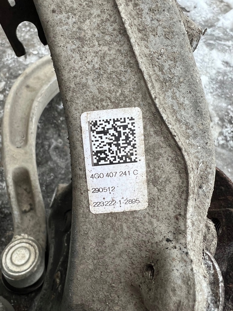 фото №8, Audi поворотний кулак ліва передня лівий перед важелі 4g0407241c 8k0407257abs