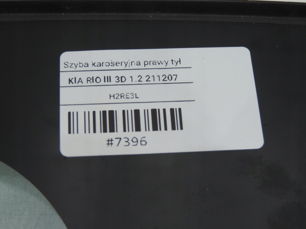 фото №8, Скло кузовна правий задня kia rio iii 3d