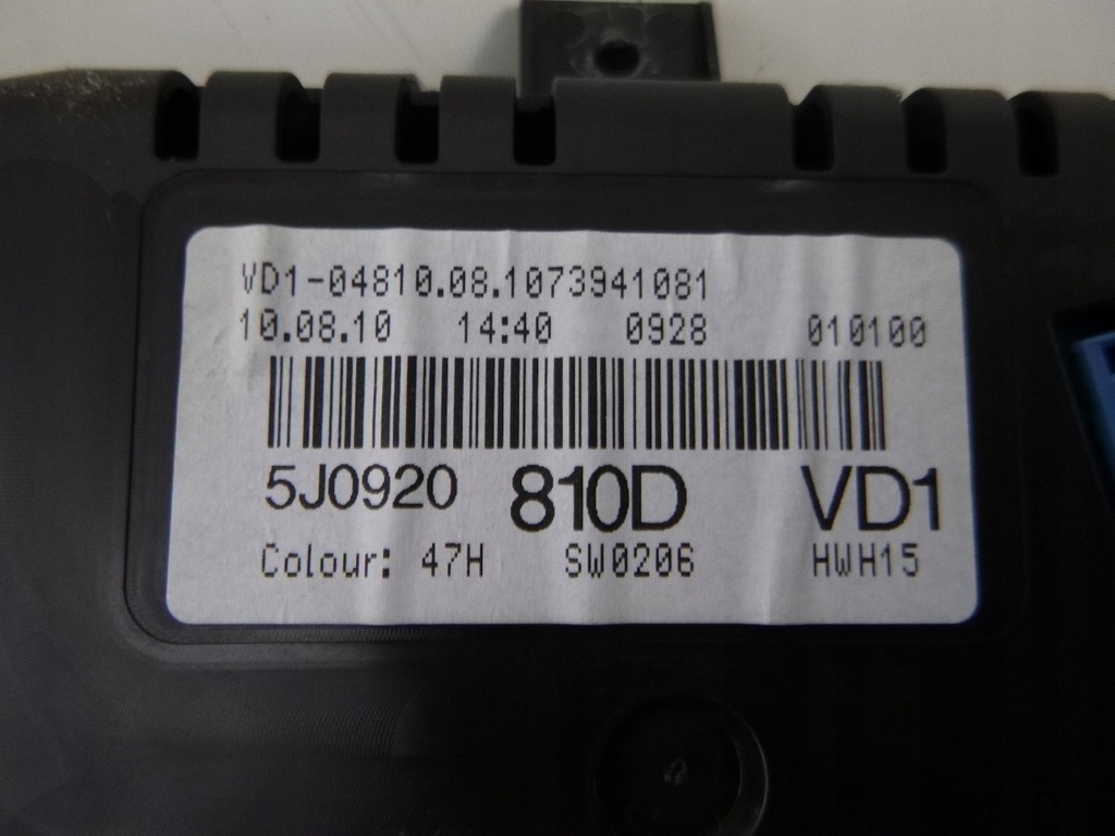 фото №5, Fabia ii 1.2 1.6 tdi счетчик приборы 5j0920810d