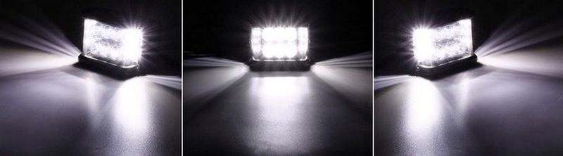 Лампа рабочая противотуманная фара cube 12 led 36w 12-24v off road tir тягач bus quad с Разборки