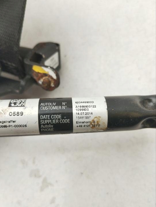 фото №8, Pas безопасности mercedes-benz klasa m 2015 с передний po правой a166860388