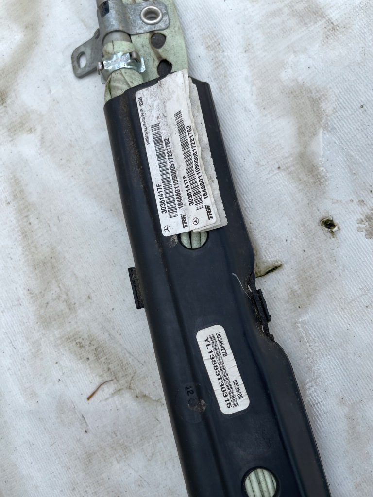 Шторки безпеки комплект mercedes gl x164 air bag права + ліва 1648601205 1648601105 Оригінал