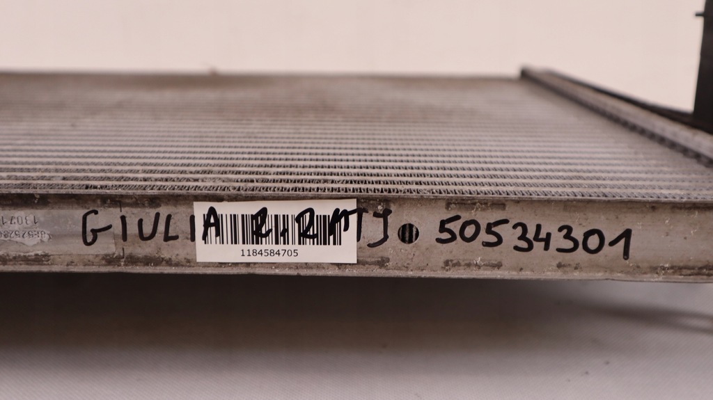 фото №9, Alfa romeo giulia 2.2 mtj радиатор интеркулер 50534301