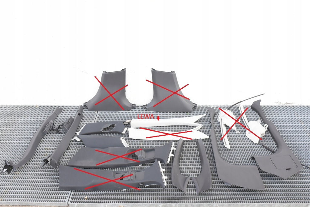 фото №1, Mercedes w213 kombi захист обшивка стійка поріг ліва права перед задня