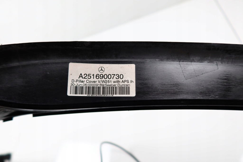 фото №6, Mercedes w251 r-klasa молдинг стойка багажника 2516900730 датчик крышки l
