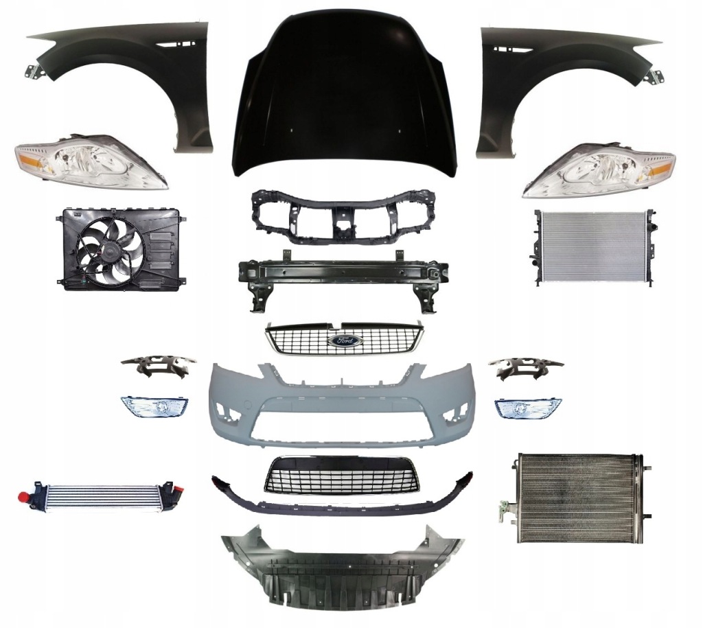 Купити Mondeo 07-10 перед капот бампер ремінь крила лампа