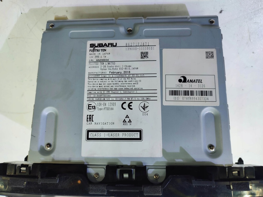 фото №3, Subaru xv радіо навігація 86271fj471