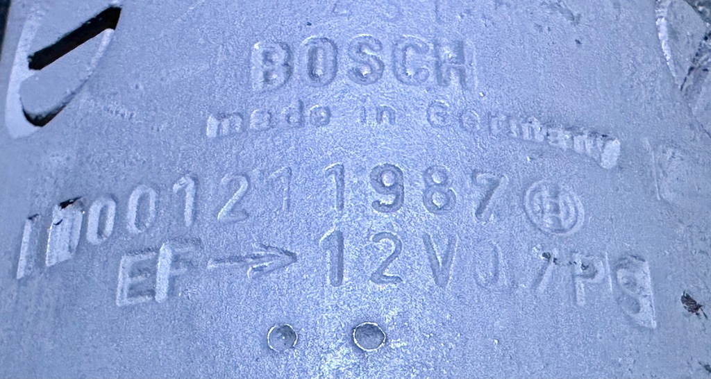 фото №6, Alfa romeo 105 giulia gt 2000 spider bertone 1971 - стартер bosch 2.0