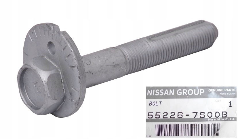 фото №1, Nissan navara r51 болт эксцентриковая рычага задняя оригинальный номер