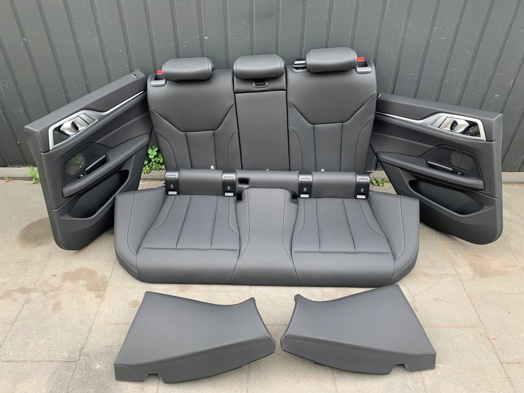 фото №11, Сидіння оббивка шкіра czarna bmw i4 4 g26 sporty підігрів механічна коробка передач europa