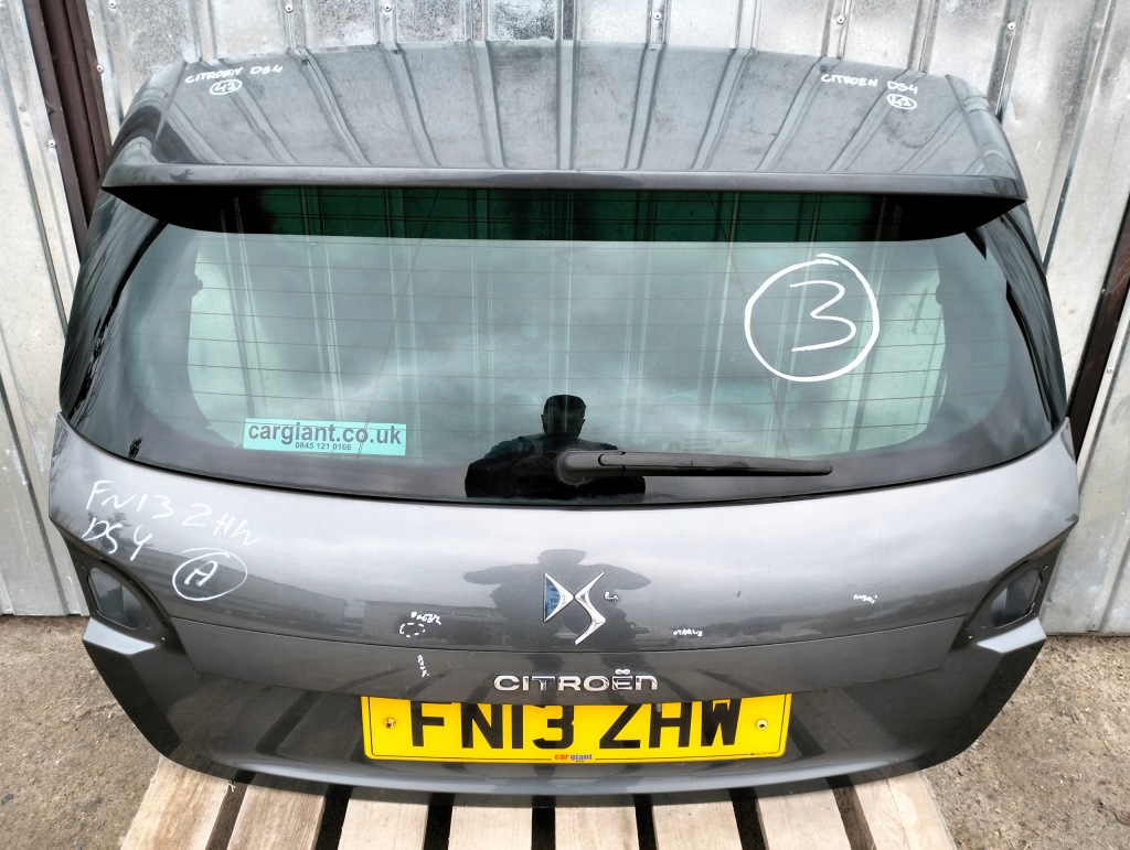 фото №1, Крышка багажника стекло задняя citroen ds4 цвет ktp lata 2010-2015