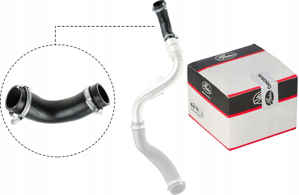 фото №10, Gates шланг радіатора ford c-max focus c-max focus ii 1.8d