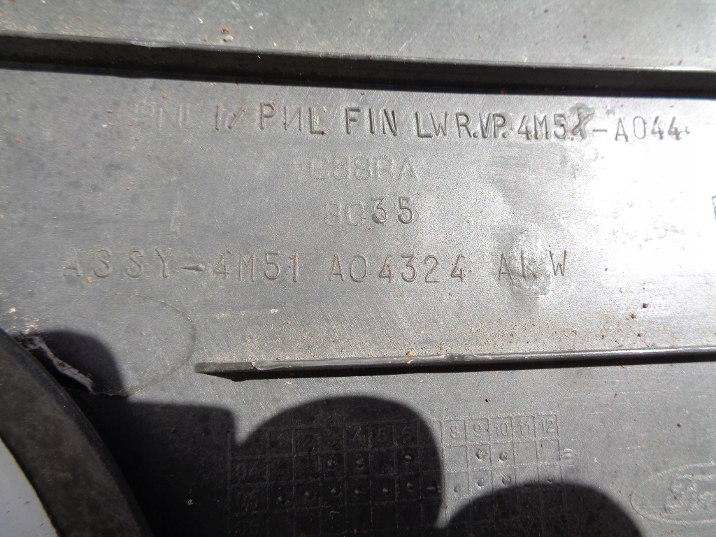 фото №7, Пластик захист консолі ford focus mk2 ii 04-07rok