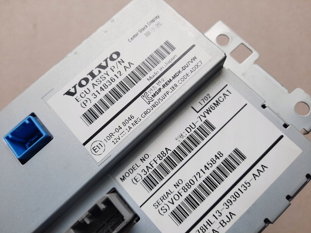 Volvo v60 lift 13- s60 ii монитор дисплей навигации navi 31483612aa Недорого