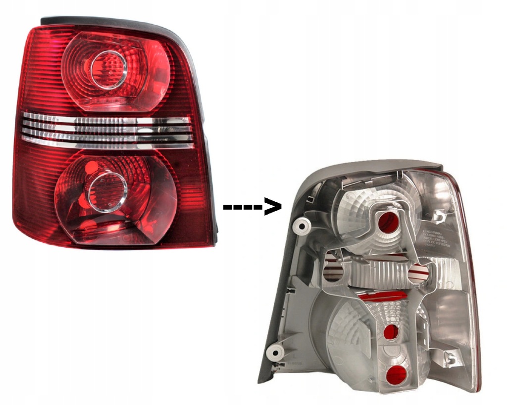 фото №1, Лампа стоп задняя левая vw touran 1t1 1t2 2007-2010