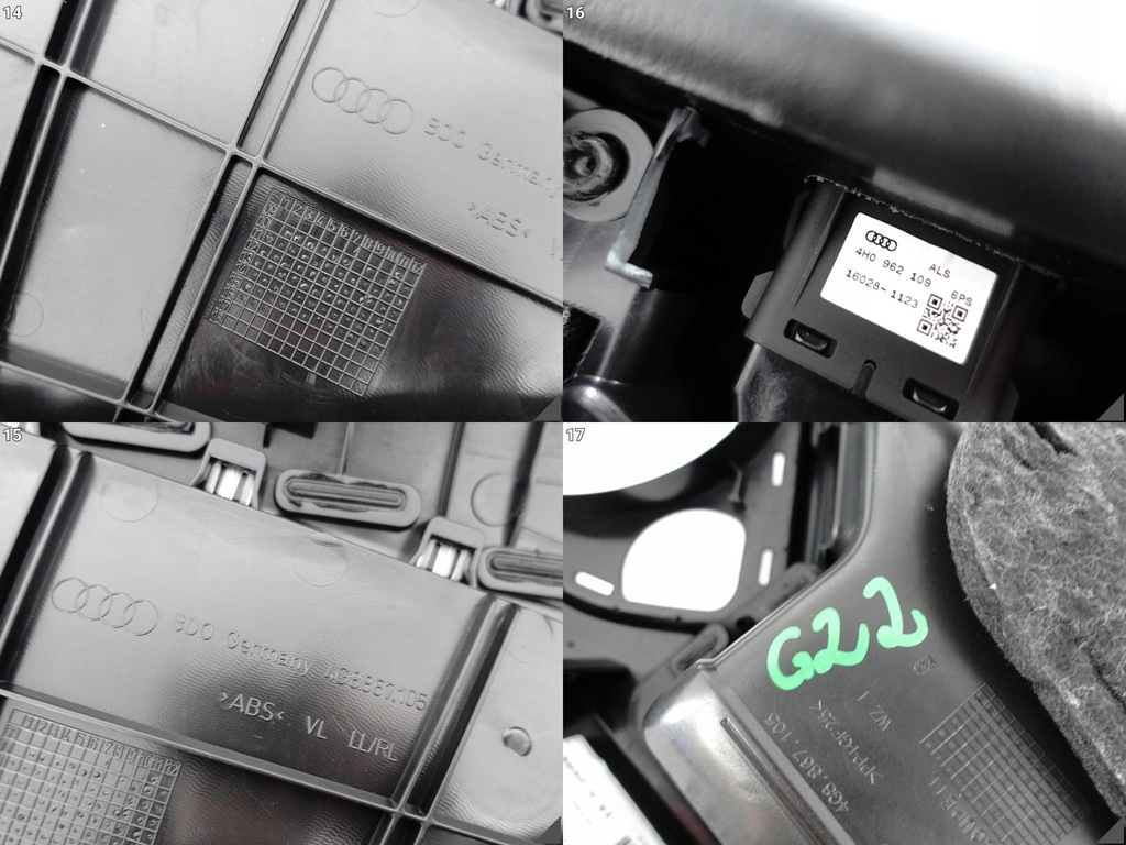 фото №12, Audi rs7 s7 a7 4g8 c7 10-18 обивка обшивка дверь левая перед exclusive