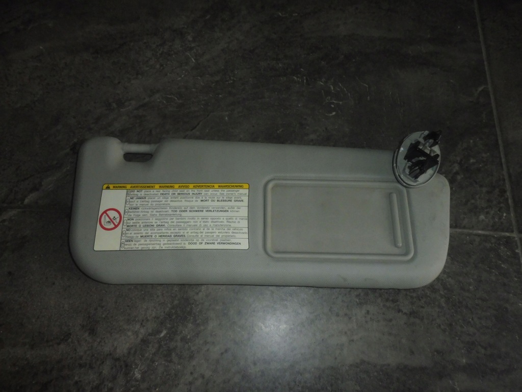 фото №1, Захист сонцезахисна козирок правий toyota auris i