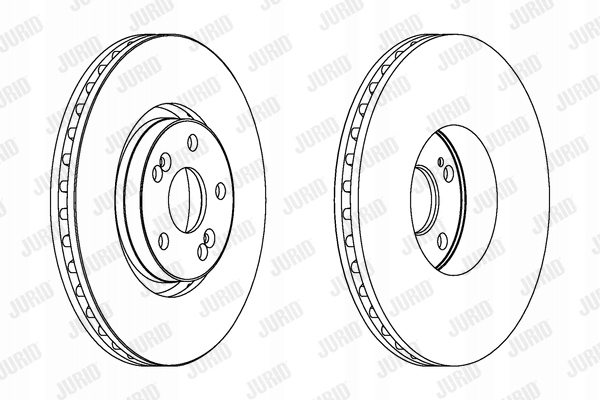 фото №1, Тормозные диски тормозные jurid 563025jc-1