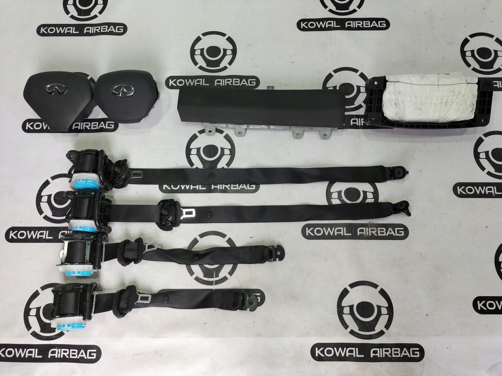 фото №6, Infiniti q30 qx30 панель приладів консоль подушка безпеки подушки безпеки ремені оригінал демонтаж